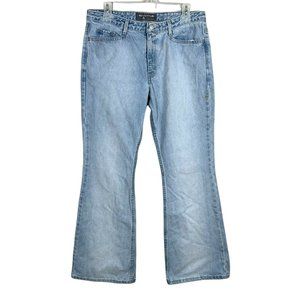 Vintage Silvertab Levis Flare 11M Mid-rise Boyfriend Light Wash Plain Pockets